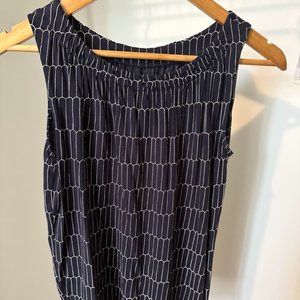 Loft Navy Blue Tank Top